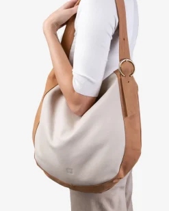 BIBA Bandolera-Bandolera Ashby De Piel Blanco