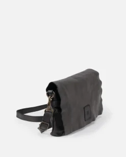 BIBA Bandolera-Bandolera Boston De Piel Negro