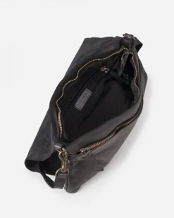 BIBA Bandolera-Bandolera Boston De Piel Negro