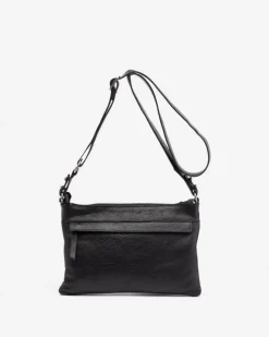 BIBA Bandolera-Bandolera Brewton De Piel Negro