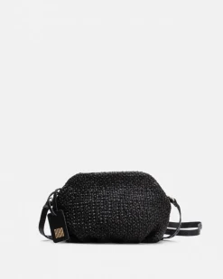 BIBA Bandolera-Bandolera Bristow De Piel Negro