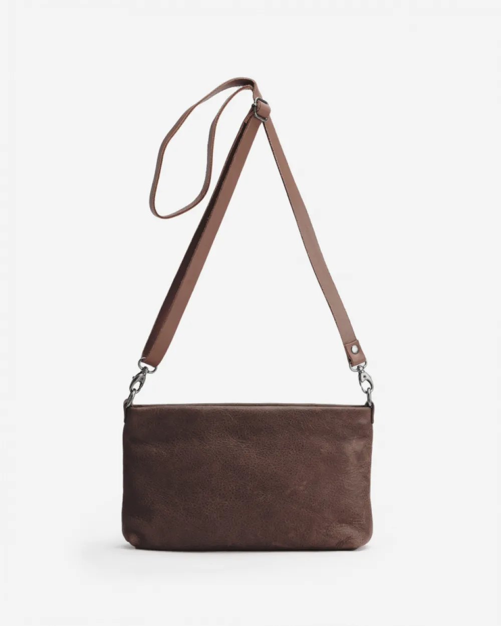 BIBA Bandolera-Bandolera Carolina Out De Piel Marron Oscuro