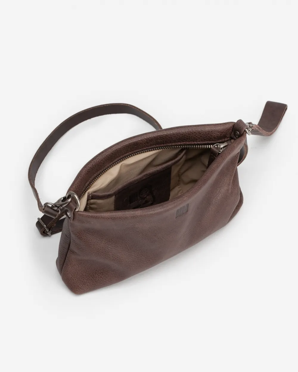 BIBA Bandolera-Bandolera Carolina Out De Piel Marron Oscuro