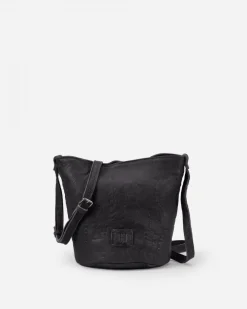 BIBA Bandolera-Bandolera Chester Texas De Piel Negro