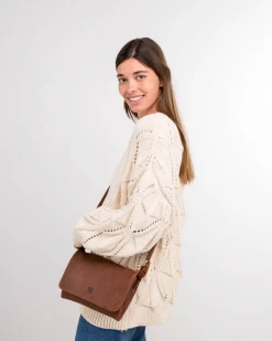 BIBA Bandolera-Bandolera Destin De Piel Cuero