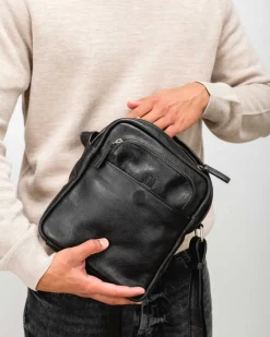 BIBA Bandolera-Bandolera Dixon De Piel Negro