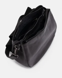 BIBA Bandolera-Bandolera Hancock De Piel Negro