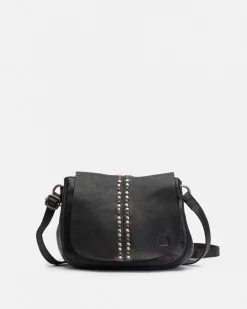 BIBA Bandolera-Bandolera Hancock De Piel Negro