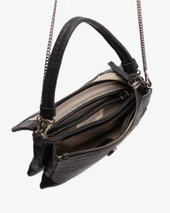 BIBA Bandolera-Bandolera Logan De Piel Negro