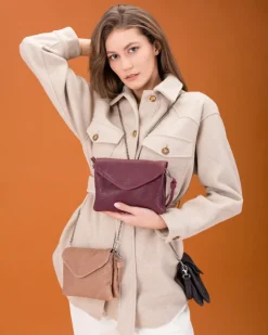 BIBA Bandolera-Bandolera Logan De Piel Negro