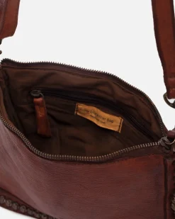 BIBA Bandolera-Bandolera Portland De Piel Cuero