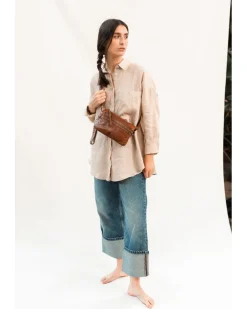 BIBA Bandolera-Bandolera Sherman De Piel Cuero