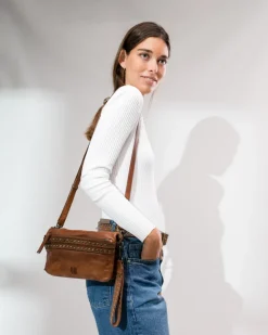 BIBA Bandolera-Bandolera Sherman De Piel Cuero