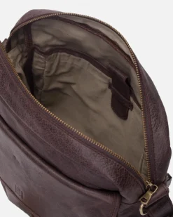 BIBA Bandolera-Bandolera Springfield De Piel Marron Oscuro