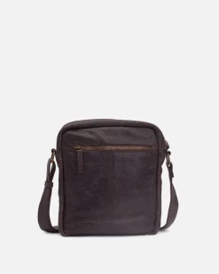 BIBA Bandolera-Bandolera Springfield De Piel Marron Oscuro