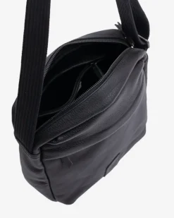 BIBA Bandolera-Bandolera West Riverside De Piel Negro