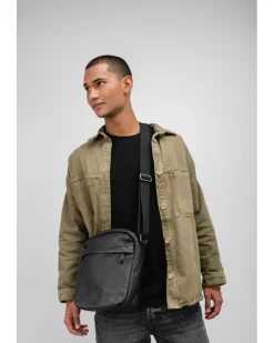 BIBA Bandolera-Bandolera West Riverside De Piel Negro