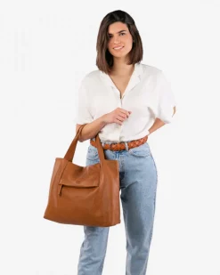 BIBA Bandolera-Bandolera Wilton De Piel Cuero