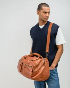 BIBA Bolsa De Viaje-Bolsa De Viaje Stuart De Piel Cuero