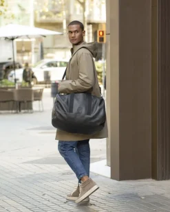 BIBA Bolsa De Viaje-Bolsa De Viaje West Riverside De Piel Negro