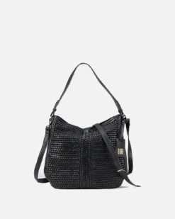 BIBA Bolsos Hobo-Bolso De Hombro Andrews De Piel Negro