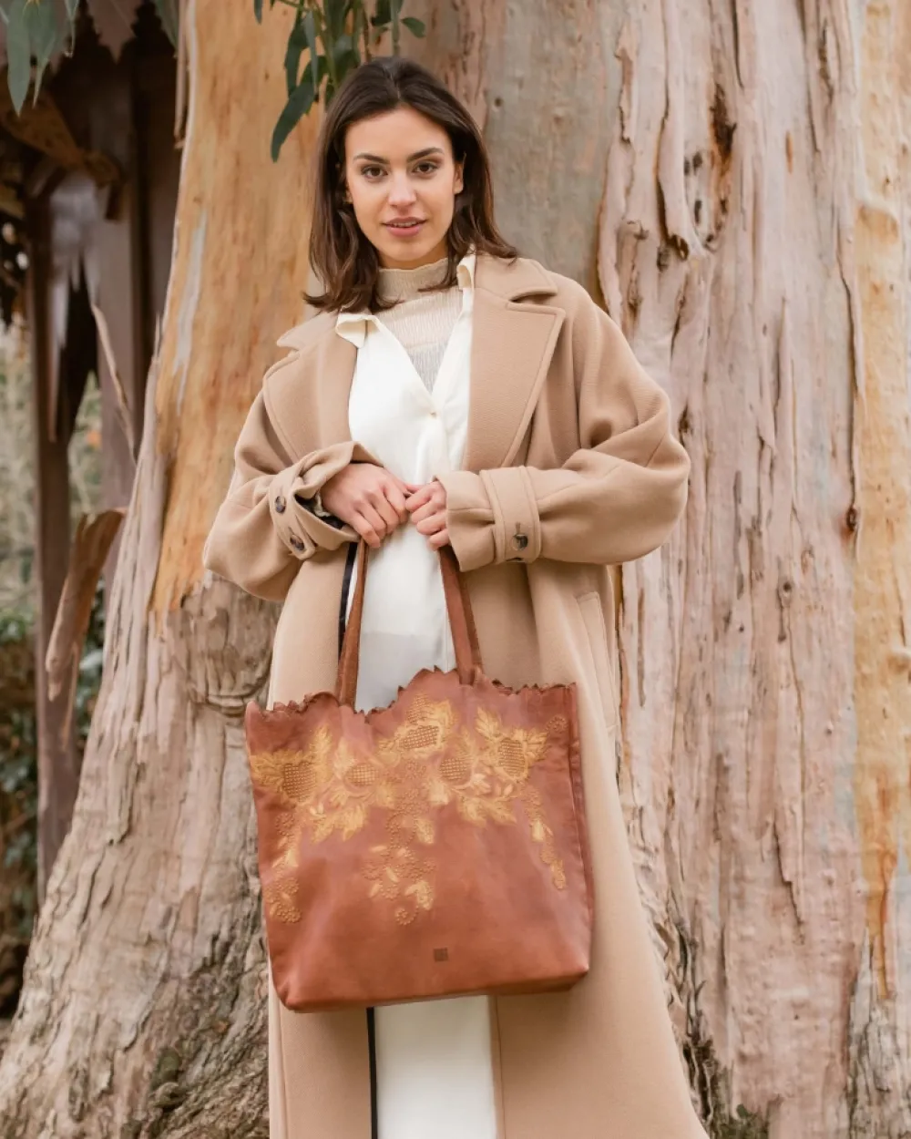 BIBA Bolsos Hobo-Bolso De Hombro Betsy De Piel Cuero