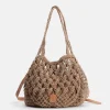 BIBA Bolsos Hobo-Bolso De Hombro Blue Lagoon Natural