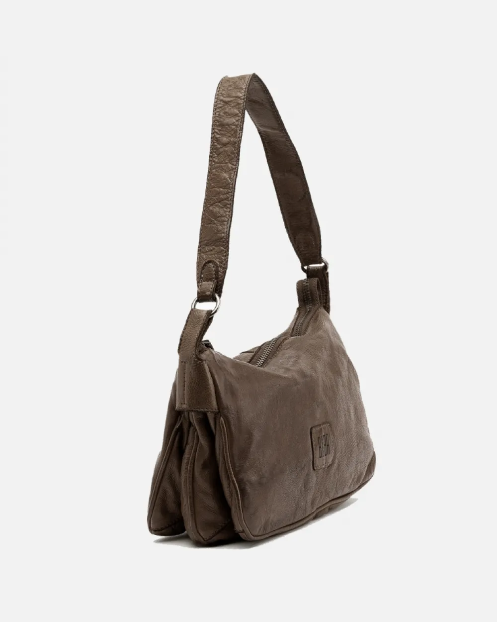 BIBA Bolsos Hobo-Bolso De Hombro Boston De Piel Negro