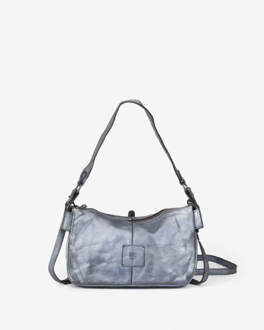 BIBA Bolsos Hobo-Bolso De Hombro Boston De Piel Negro
