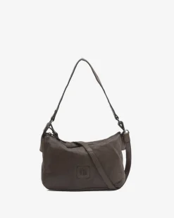 BIBA Bolsos Hobo-Bolso De Hombro Boston De Piel Negro