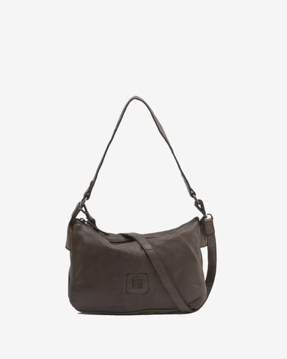 BIBA Bolsos Hobo-Bolso De Hombro Boston De Piel Negro