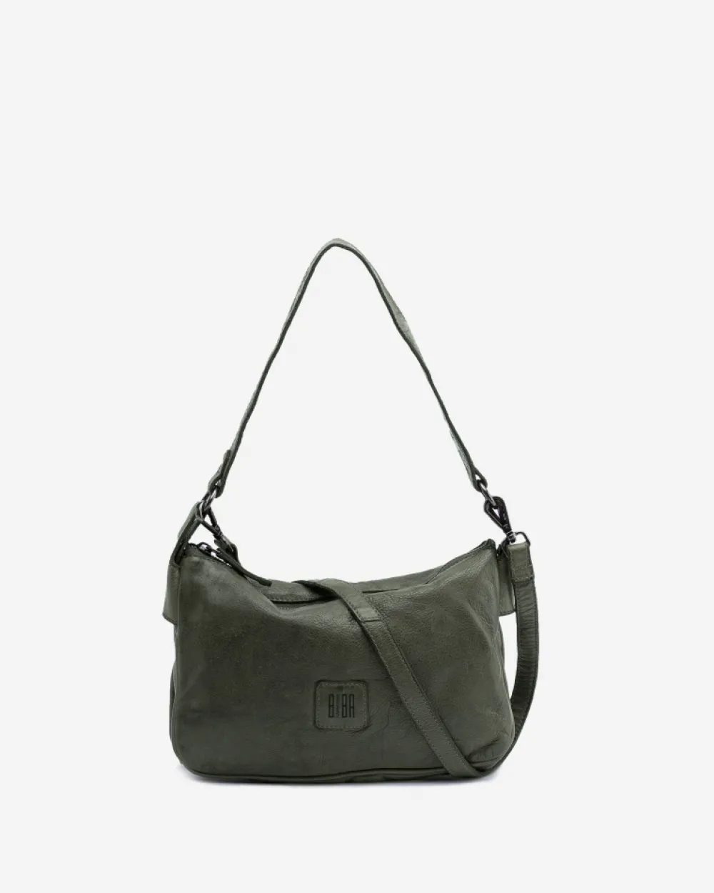 BIBA Bolsos Hobo-Bolso De Hombro Boston De Piel Negro