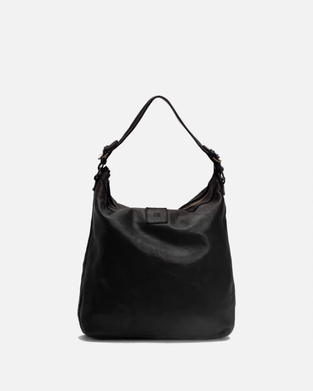 BIBA Bolsos Hobo-Bolso De Hombro Boston De Piel Negro