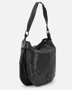 BIBA Bolsos Hobo-Bolso De Hombro Boston De Piel Negro