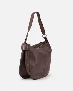 BIBA Bolsos Hobo-Bolso De Hombro Boston De Piel Negro