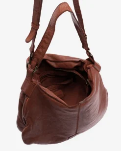 BIBA Bolsos Hobo-Bolso De Hombro Boston De Piel Negro