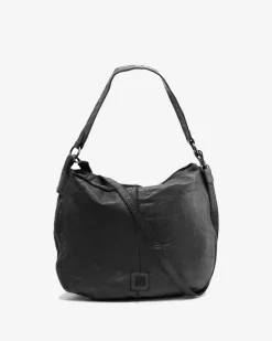 BIBA Bolsos Hobo-Bolso De Hombro Boston De Piel Negro