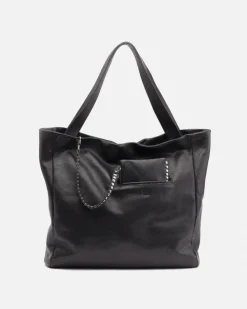 BIBA Bolsos Hobo-Bolso De Hombro Brewton De Piel Negro