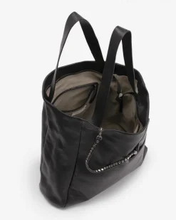 BIBA Bolsos Hobo-Bolso De Hombro Brewton De Piel Negro