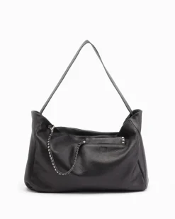 BIBA Bolsos Hobo-Bolso De Hombro Brewton De Piel Negro