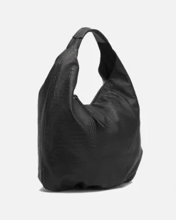 BIBA Bolsos Hobo-Bolso De Hombro Buxton Snake De Piel Negro