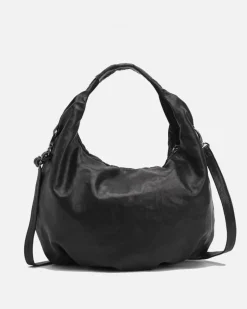 BIBA Bolsos Hobo-Bolso De Hombro Buxton Snake De Piel Negro