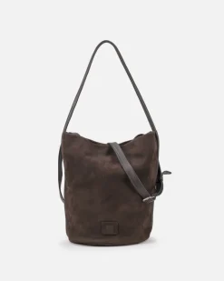 BIBA Bolsos Hobo-Bolso De Hombro Corwin De Piel Marron Oscuro