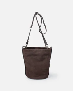 BIBA Bolsos Hobo-Bolso De Hombro Corwin De Piel Marron Oscuro