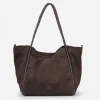 BIBA Bolsos Hobo-Bolso De Hombro Corwin De Piel Marron Oscuro