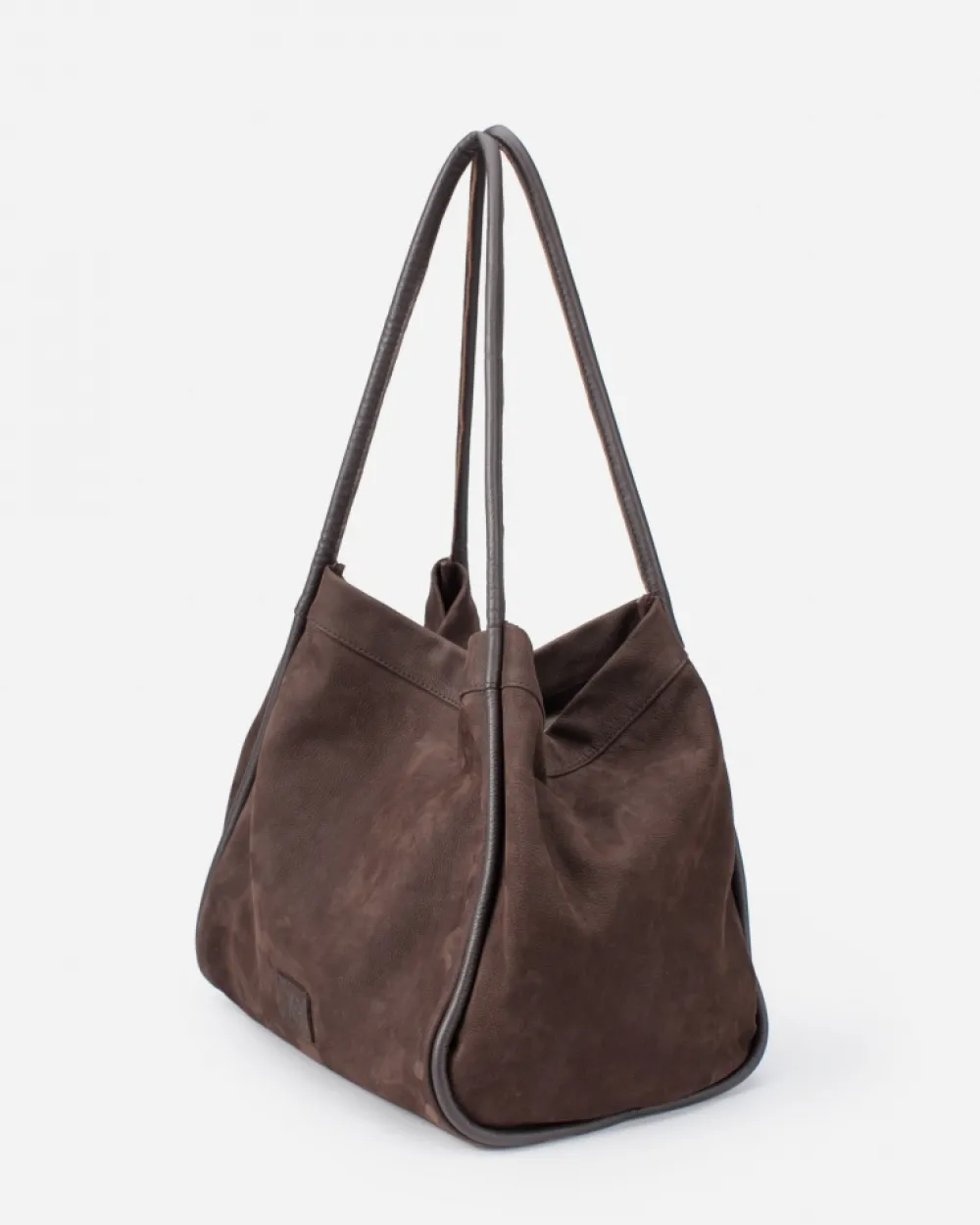 BIBA Bolsos Hobo-Bolso De Hombro Corwin De Piel Marron Oscuro