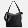 BIBA Bolsos Hobo-Bolso De Hombro Easley De Piel Negro