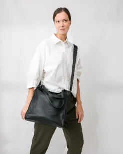 BIBA Bolsos Hobo-Bolso De Hombro Easley De Piel Negro