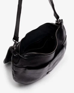 BIBA Bolsos Hobo-Bolso De Hombro Hardy De Piel Negro