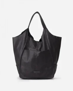 BIBA Bolsos Hobo-Bolso De Hombro Homer De Piel Negro